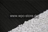 WPC Terrassendielen Komplettset Anthrazit weit geriffelt (220x15x2,5cm)