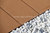 WPC Terrassendielen Komplettset Naturbraun glatt (220x15x2,5cm)