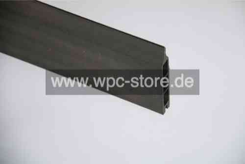 WPC Stapelplanke Anthrazit für Selbstbauzaun (184x15x2,5cm)